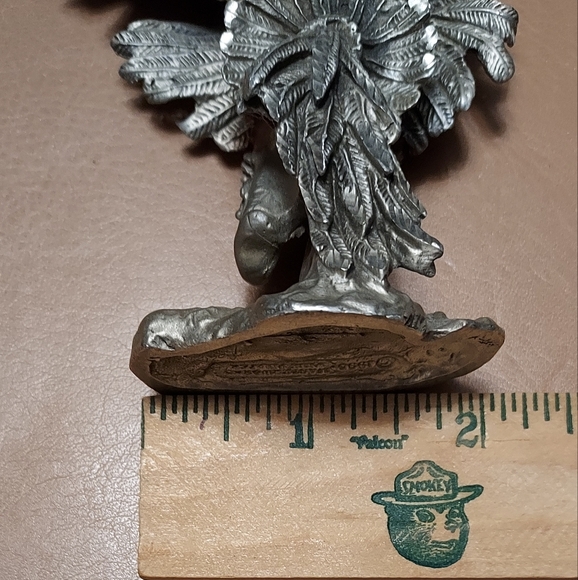 Native American Pewter Eagle Dancer Collectible ARTWORK - Picture 10 of 11